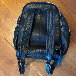 Shinola Runwell Black Leather Backpack - like New/Worn Once
